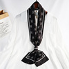 Su Mingyu Star in the same long scarf female spring and autumn ribbon tie bag simulation silk small scarf narrow silk scarf wholesale