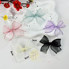 魚の尾の糸のリボンの蝶結びの補助材料の半製品の網の糸のリボンの蝶結びのアクセサリーの装飾品のdiyの部品