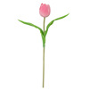 PU round head tulip egg tulip simulation flower single -slim tulip fake flower room home dining table flower