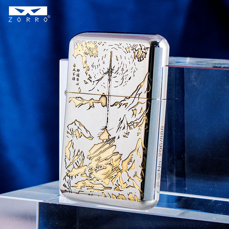 Z790第三世代九天玄女灯油ライター金属製直火耐久性個性派クリエイティブメンズライター卸売|undefined