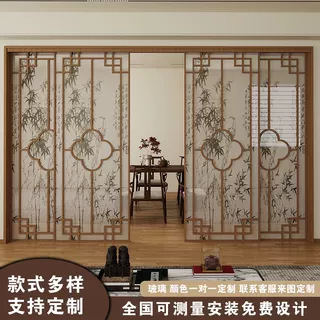 Song-Style Aesthetic Kitchen, Balcony, Living Room, Three-Link Sliding Door, Bathroom Glass Partition Door, Hanging Rail Sliding Door Song-Style Aesthetic Kitchen, Balcony, Living Room, Three-Link Sliding Door, Bathroom Glass Partition Door, Hanging Rail Sliding Door