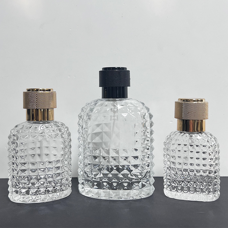 现货B169-30ml-50ml-100ml螺口玻璃香水瓶化妆品分装便捷喷雾空瓶