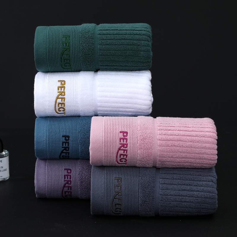 Pure cotton towels are soft and absorbent, suitable for home use as face towels, and can be used as corporate gifts or souvenirs. Towels can be embroidered with logos Pure cotton towels are soft and absorbent, suitable for home use as face towels, and can be used as corporate gifts or souvenirs. Towels can be embroidered with logos