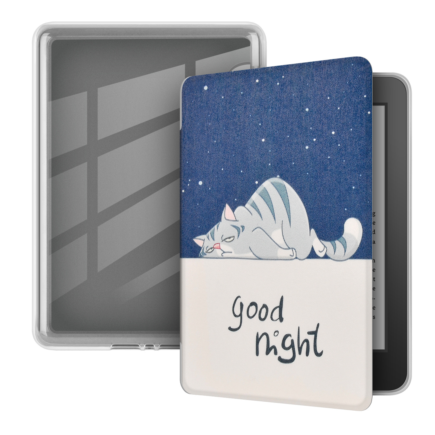 Aplicable kindle paperwhite6543 acrílico pintado funda protectora 658/558 funda protectora transparente