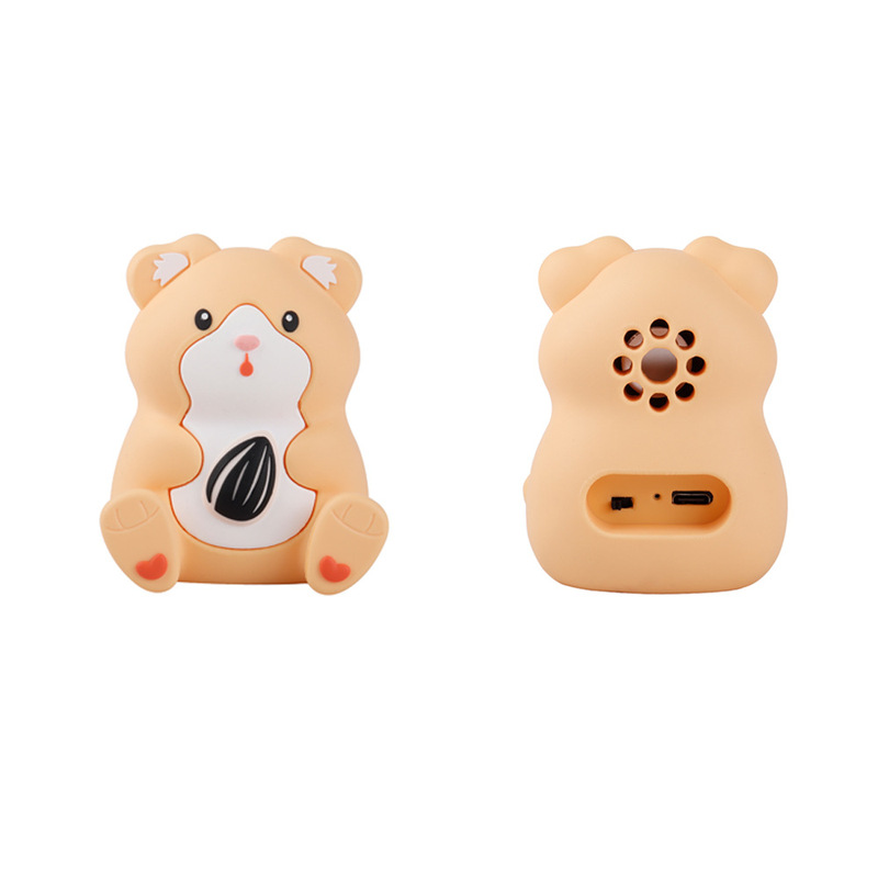 新商品の創意動物の造形ブルートゥースオーディオ高颜値かわいい少女の心のデスクトップの置物のミニ携帯音響|undefined