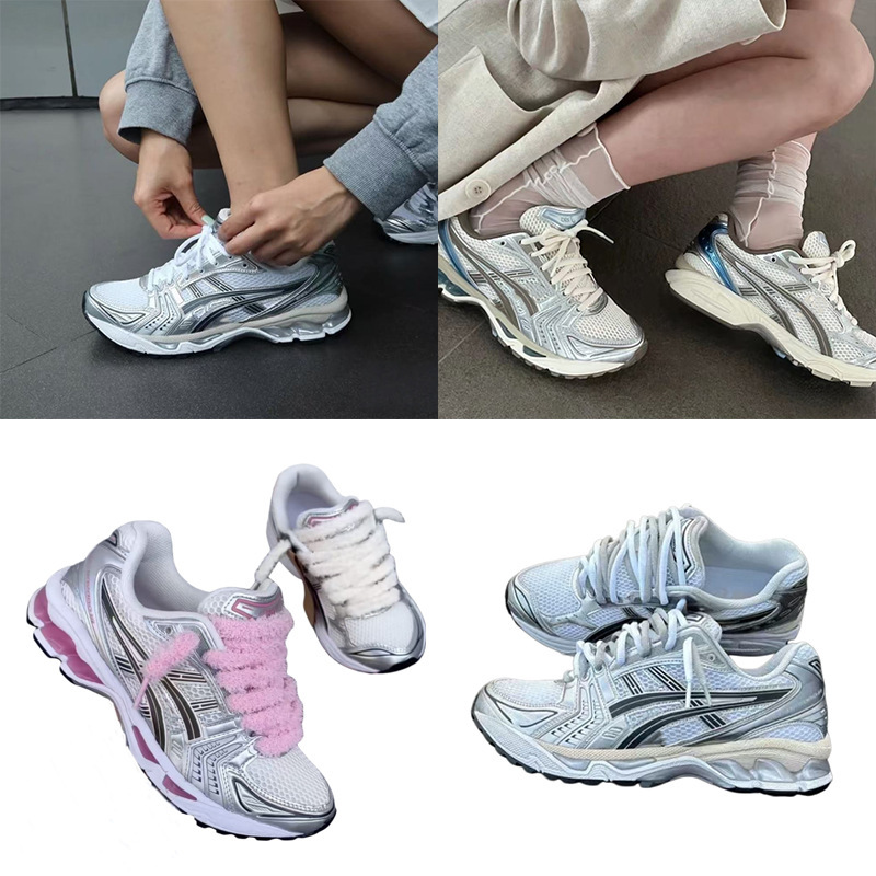 Cross-Border In-Stock Kayano 14 Breathable Cushioning K14 Tennis Shoes Mesh Breathable Unisex Dad Shoes Sports Jogging Shoes Cross-Border In-Stock Kayano 14 Breathable Cushioning K14 Tennis Shoes Mesh Breathable Unisex Dad Shoes Sports Jogging Shoes