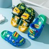 Children's summer cartoon slippers, non-slip dinosaur for boys, flower boy costume, slide, soft sole