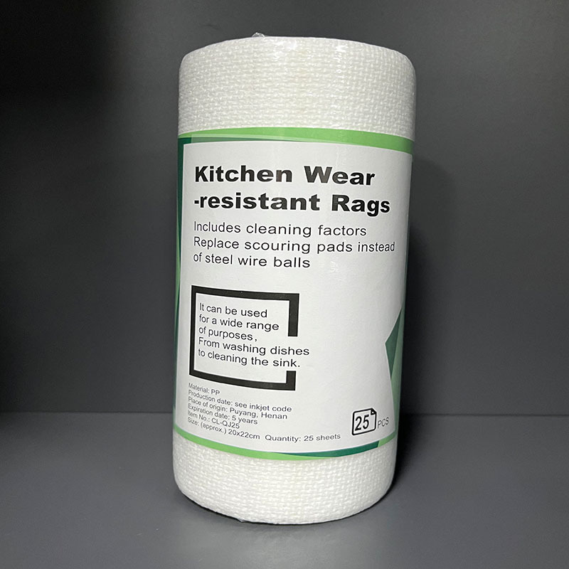 台所の使い捨て乾湿両用皿洗い百洁布台所専用ティッシュは水洗いして怠け者の雑巾を厚くすることができる
