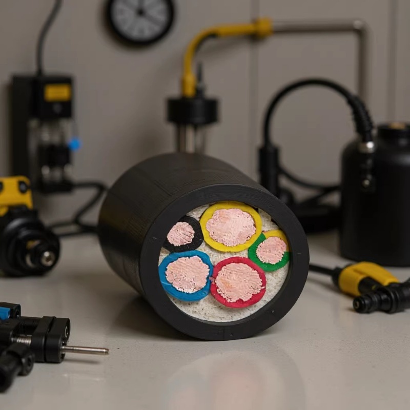 重型橡套软电缆YCW-0.45/0.75KV 3*150+2*35 3*150+2*50