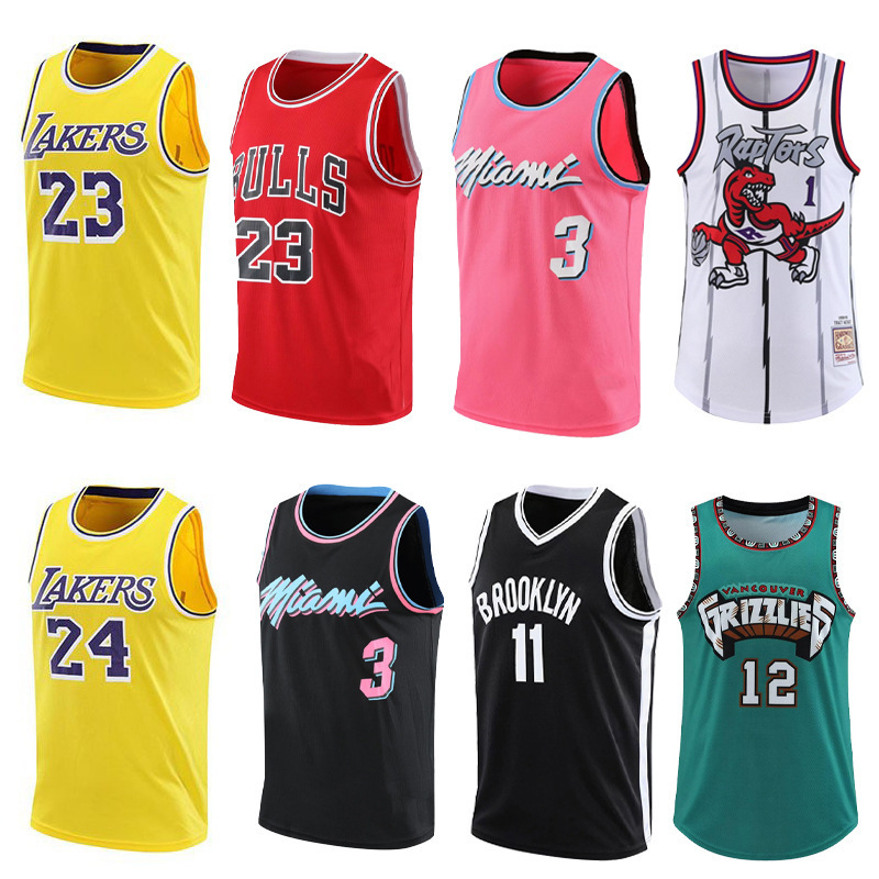 No. 24 Kobe Bryant Jersey Lakers Nba James No. 23 Curry Jersey Basketball Uniform Vest Kidsren's Men's and Women's Tops