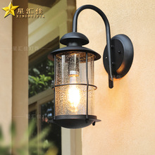 外墙壁灯户外防水别墅大门口柱子阳台室外庭院美式复古露台围墙灯