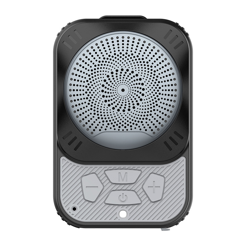 新しい襟クリップ磁気吸引bluetoothオーディオ屋外乗用ミニクリップスピーカープレーヤー携帯クリップオーディオ|undefined