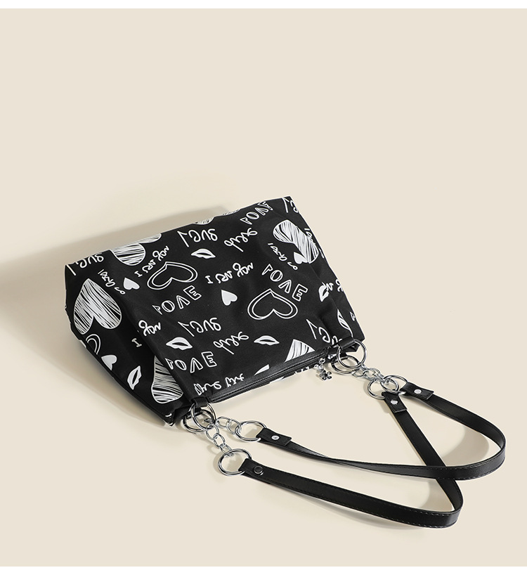 Damen Schultertasche Mit Muster Große Henkeltasche Als Shopper_voghion.com