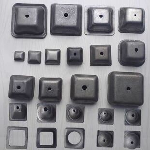 Stacking Foot Bowl Square Tube Head Top Cover Base Cast Iron Foot Stacking Foot Turnover Box Foot Cup Shelf Material Box Foot