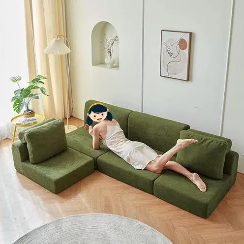 压缩沙发工厂小户型折叠沙发床二合一客厅懒人沙发模块化无骨沙发