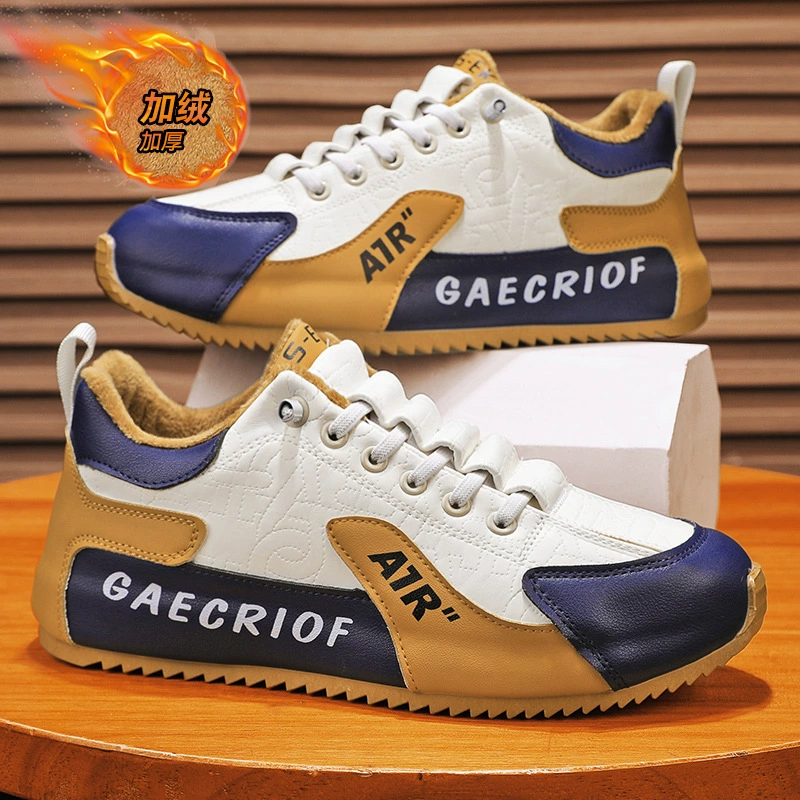 Зимняя бархатная теплая обувь арганда новые мужские повседневные туфли