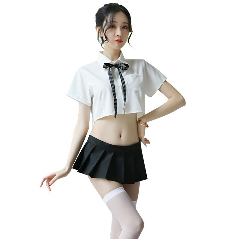 夜趣 (Cross-border trading), cute split underwear, sexy uniform