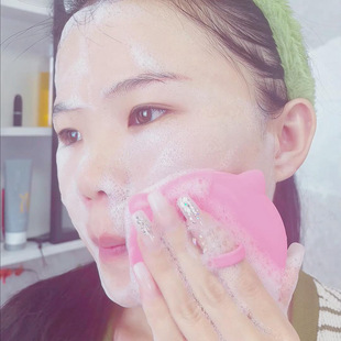 Silicone face washing brush facial pore cleaning brush makeup remover facial cleansing brush baby bath shampoo massage brush