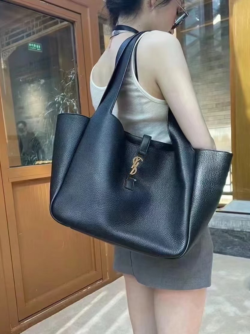 杨树林大包高级感女高货24秋冬新款原厂皮bea购物袋hobo腋下包