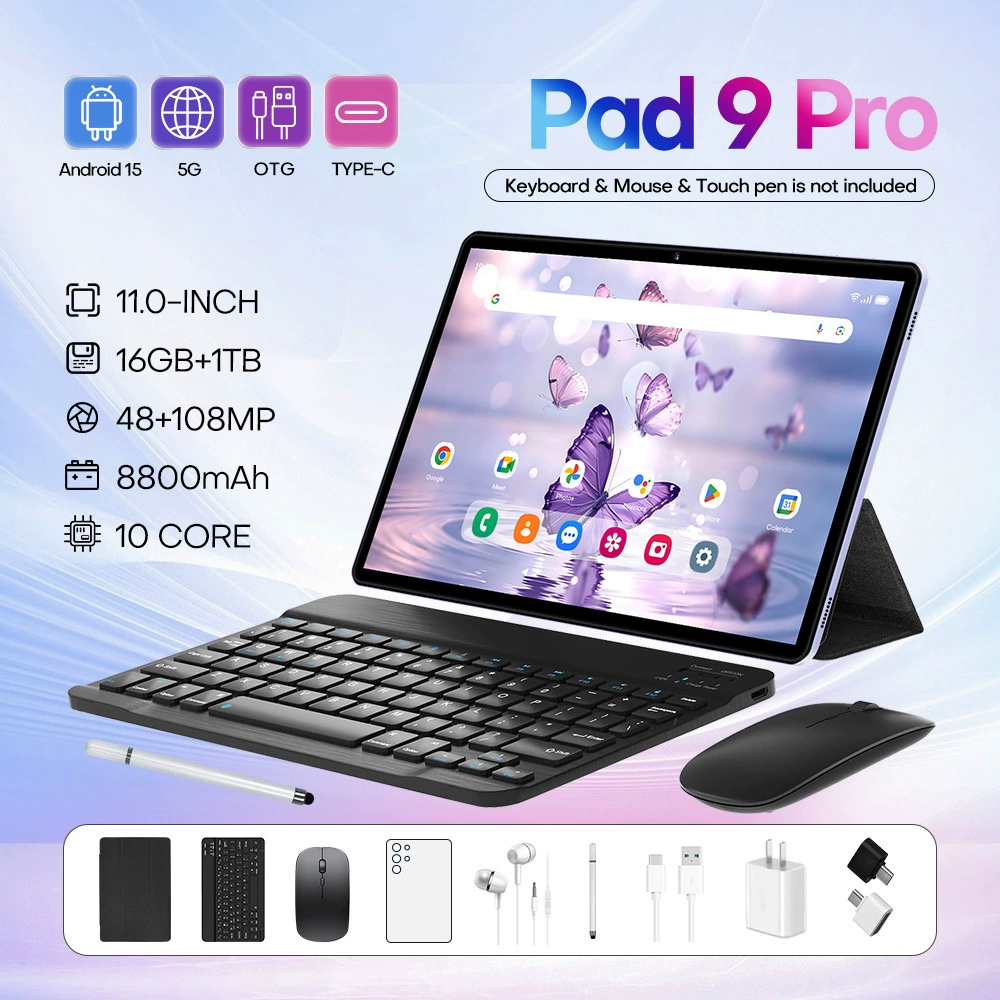 [Pad9Pro跨境新爆款4G通话安卓智能平板电脑10.1尺寸incell屏4+32G]