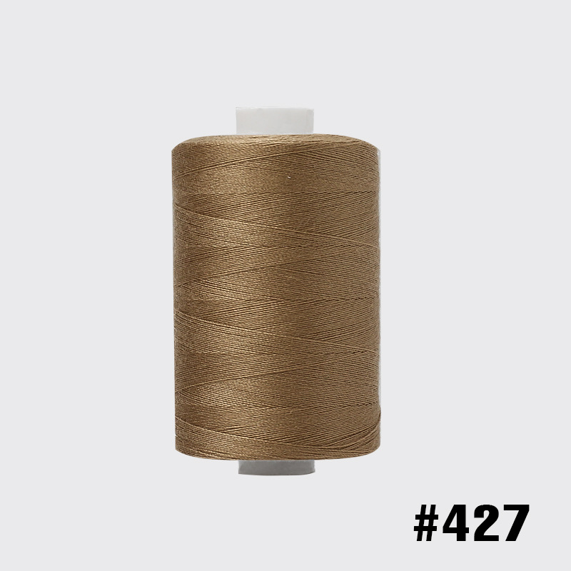 1000 yardas de hilo de poliéster de alta velocidad combinación de colores hogar hilo de coser mano hilo pequeño hilo fino dos hilos 402 hilo de coser