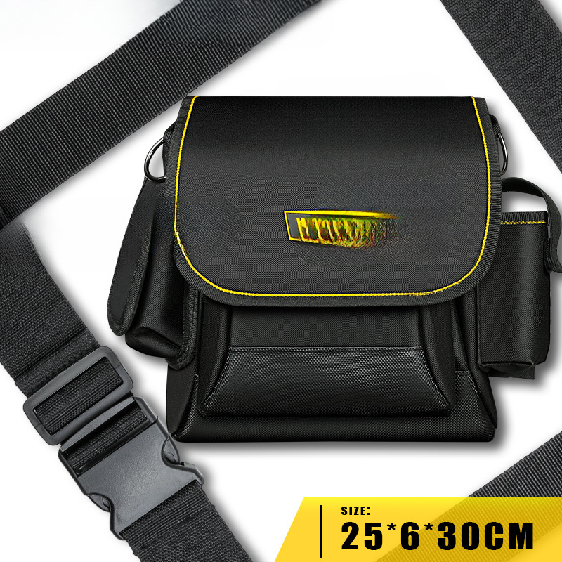 Changshengke kit de herramientas lona multifunción electricista riñonera mantenimiento engrosado hardware bolsa de herramientas bolsa de electricista de madera pequeña