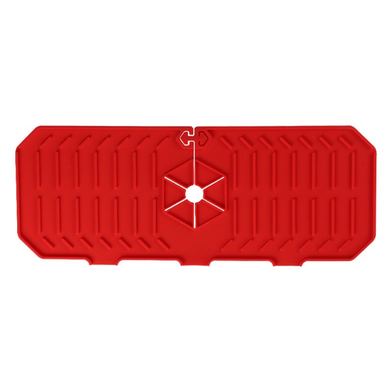 Amazon estera de drenaje de silicona caliente estera de silicona a prueba de salpicaduras cocina baño grifo estera de drenaje de secado