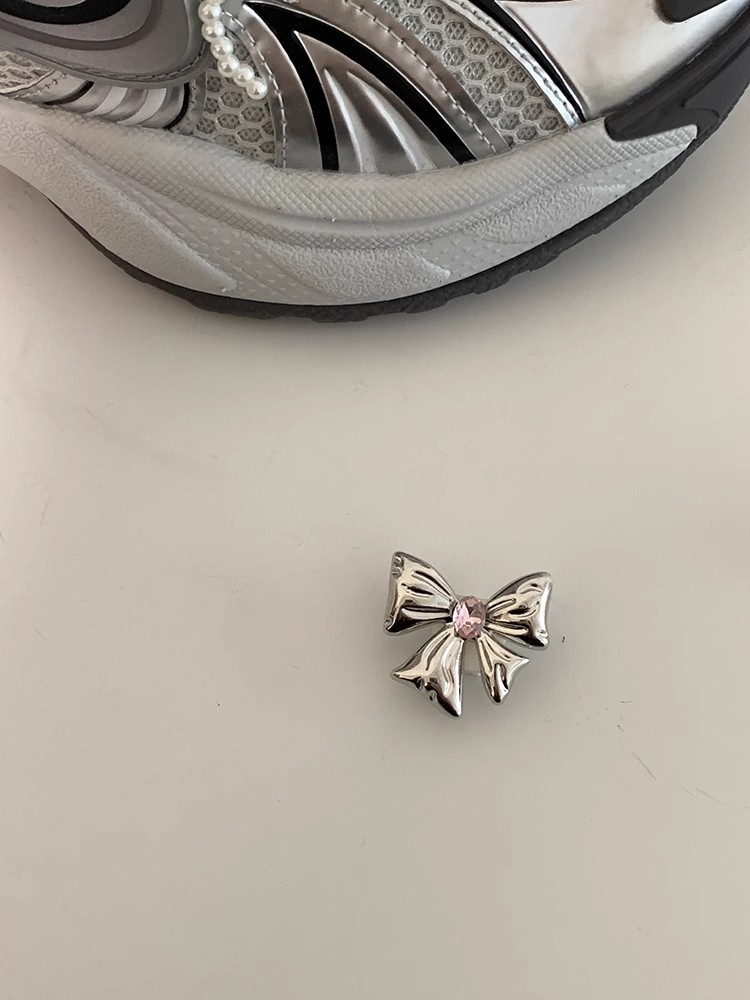 Diseño original de botones de zapatos de kitty ultra versátil DIY arco de perla decoración de flores accesorios de alta calidad desmontables