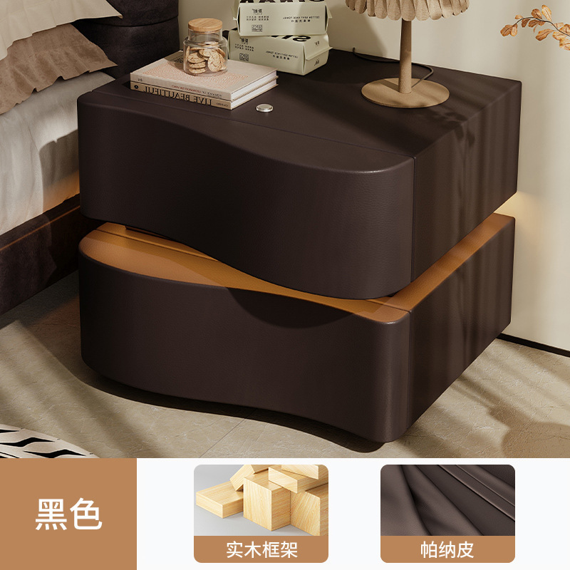 Escritorio de cabezal de cama de madera sólida simple diseñador creativo blanco moderno de lujo ligero de alta calidad dormitorio principal nuevo estilo