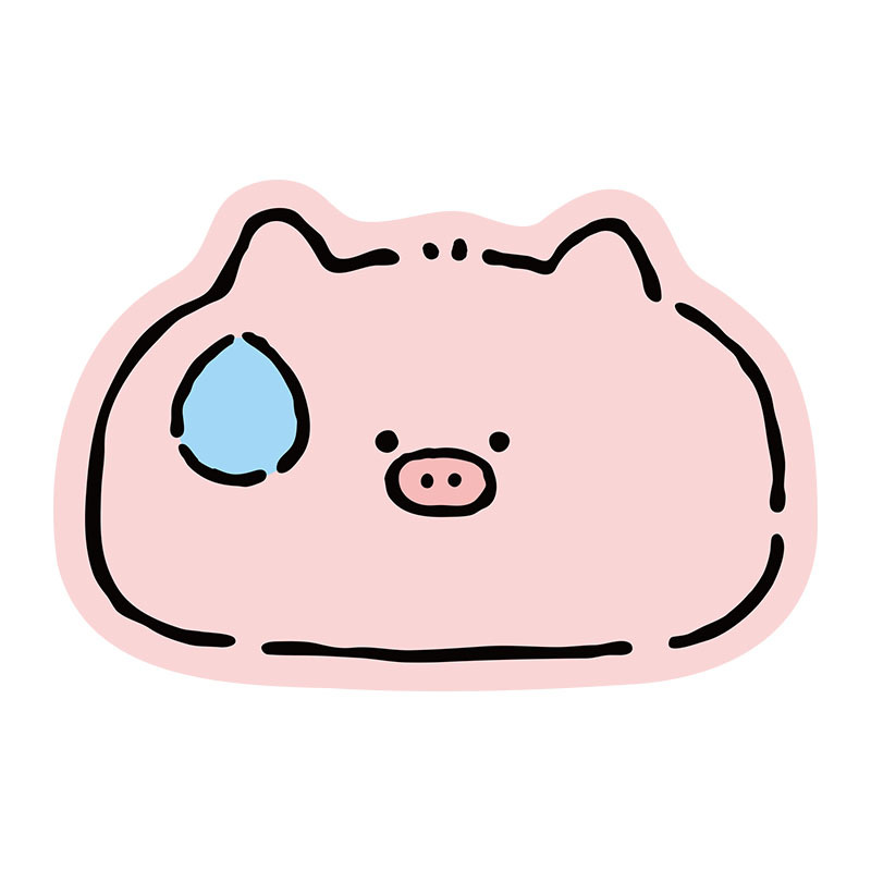 돼지가 땀을 흘리는 모습