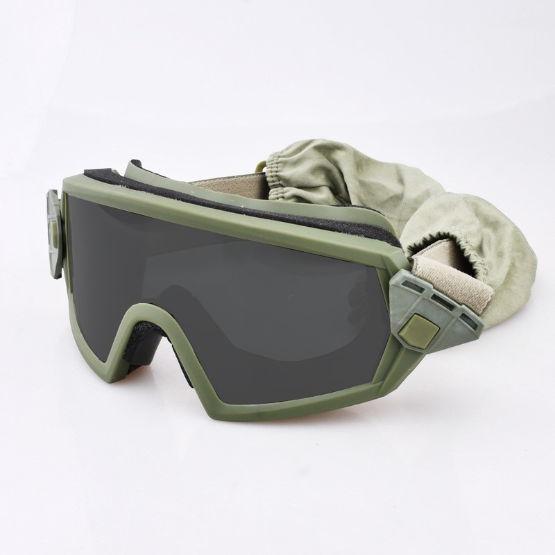Gafas Tácticas de Protección, Marco de TPU, lente de PC, Protección contra impactos, A prueba de viento y arena, para Tiro CS
