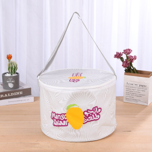 Non-Woven Insulation Bag, Cold Storage and Freshness Preservation, Non-Woven Ice Pack, Food-Grade Packaging Tote Bag, Ice Cream Custom Logo