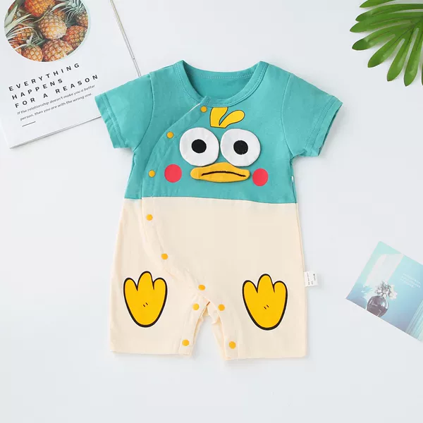 Short -sleeved big feet duck