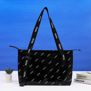 Transparent handbag swimming bag student waterproof hand bag transparent wholesale beach bag shopping gift bag making