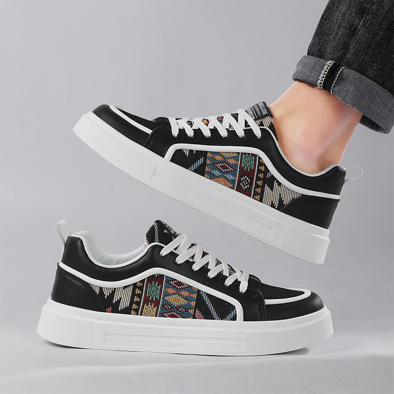 Las zapatillas de deporte de moda para hombres se pueden usar en todas las estaciones. Nuevos zapatos de hombre de suela gruesa a juego de colores diarios, cómodos y versátiles