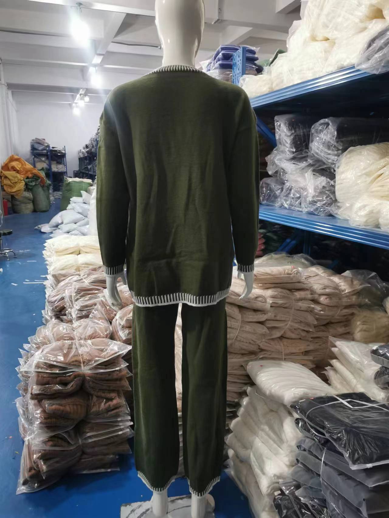 Streetwear Style Daily Women's Streetwear Solid Color Polyester Pant Co-ord Set Pants Sets