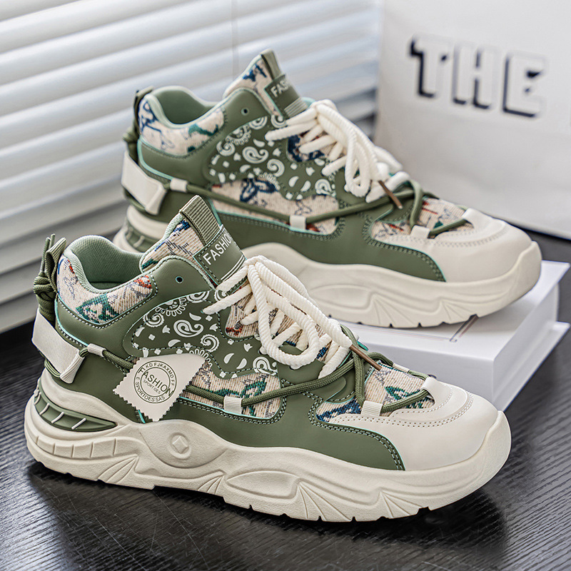 Zapatos de hombre 2026 nueva primavera juvenil casual zapatos deportivos de carreras estudiantes de suela gruesa antideslizante zapatos de moda para hombre