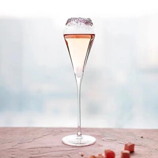 Lead-free Crystal Champagne Glass Internet Celebrity Sparkling Goblet Wine Glass Handmade LOGO
