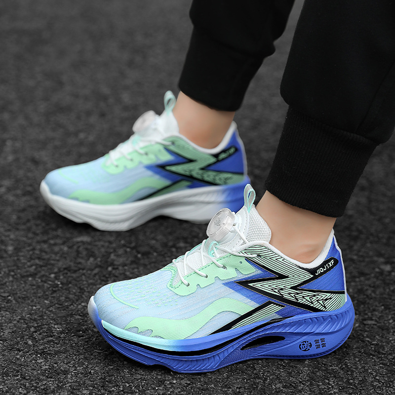 2025 nuevos estudiantes de secundaria zapatos para hombres zapatos de maratón ligeros para correr zapatos de carbono para hombres primavera y otoño zapatos deportivos pareja