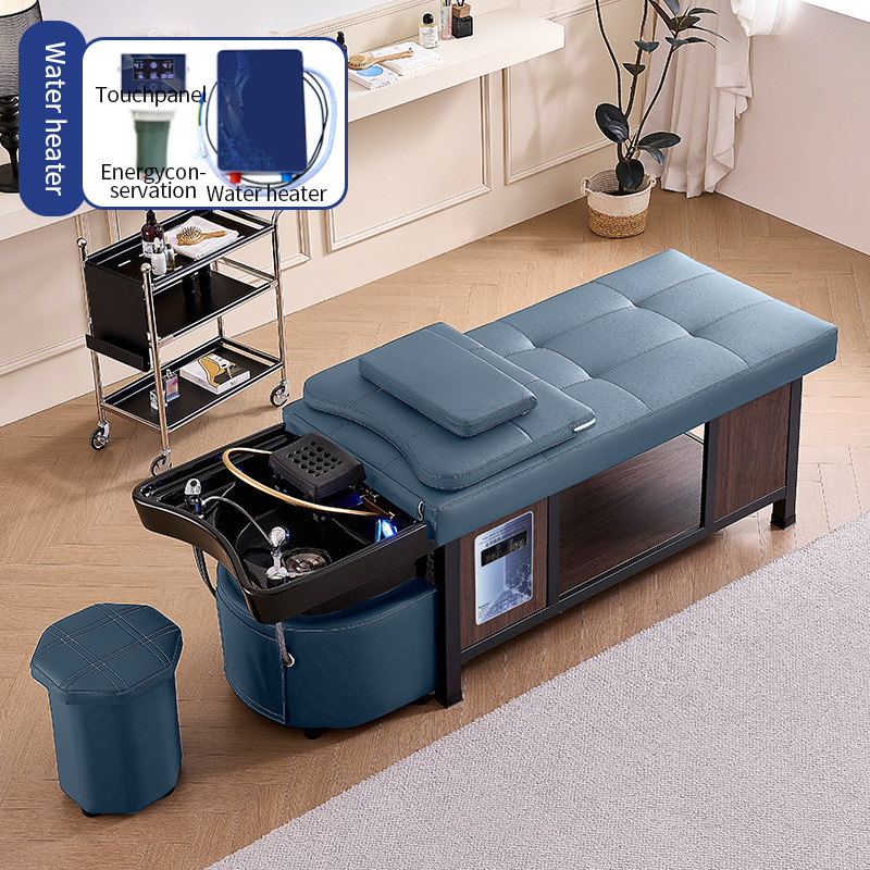 Cerámica cuenca - Peacock Blue + circulación de agua + calentador de agua