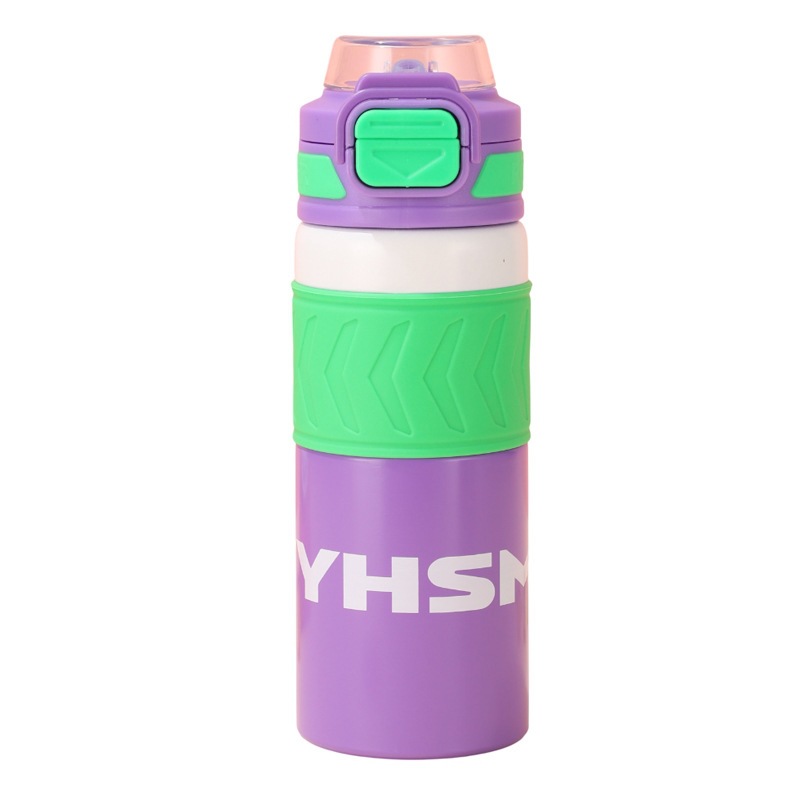 Gran capacidad 316 taza de acero inoxidable de alto valor facial al aire libre doble bebida rebote straw portátil taza de hervidor deportivo