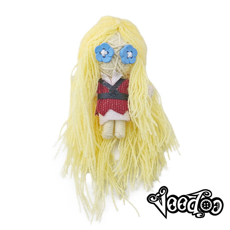 Original Fifth Sequence Handmade Yarn Voodoo Doll Gift Keychain Halloween Original Fifth Sequence Handmade Yarn Voodoo Doll Gift Keychain Halloween
