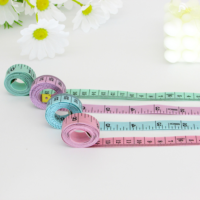 厂家直销量衣尺三围尺裁缝尺皮尺腰围软尺德国卷尺皮尺可印刷LOGO
