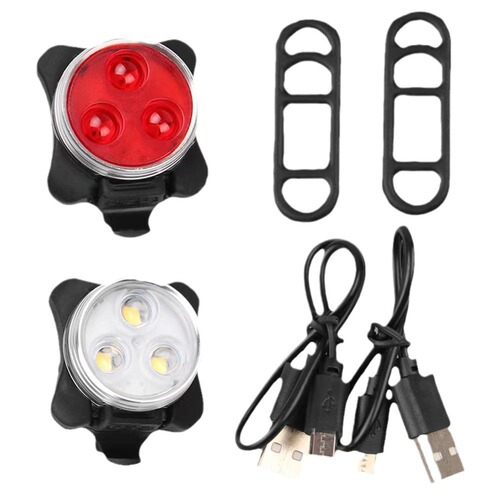 030 New USB Rechargeable Bicycle Light High Brightness Riding Light COB Waterproof Creative Rear Light Safety Warning Light