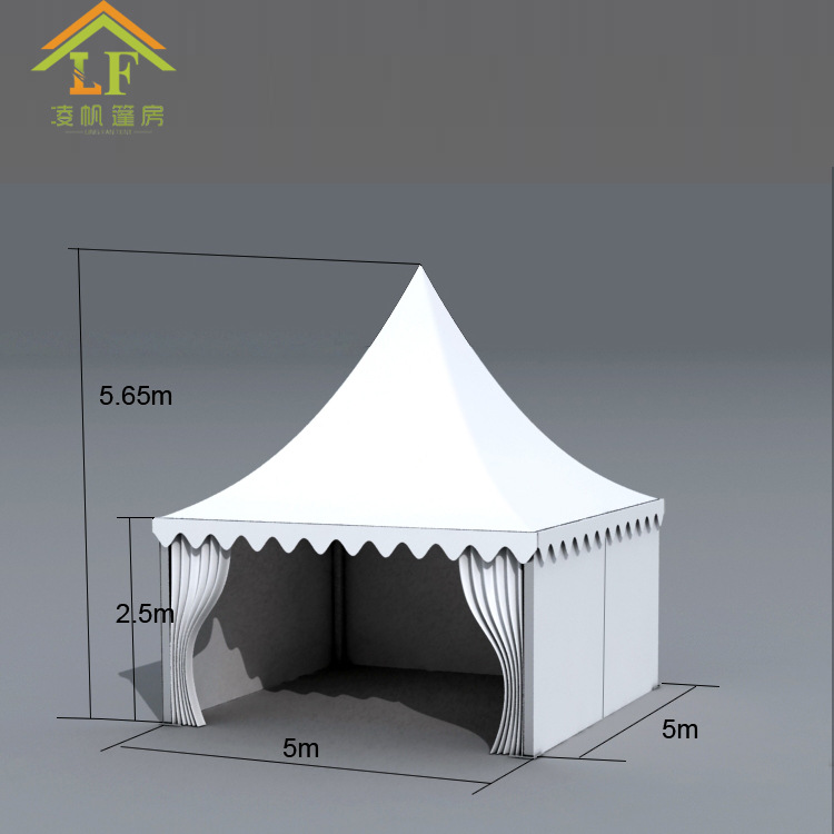 户外欧式尖顶帐篷 厂家供应车展婚礼广告活动锥顶篷房 宝塔帐篷