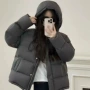 加厚冬季新款连帽白鸭绒