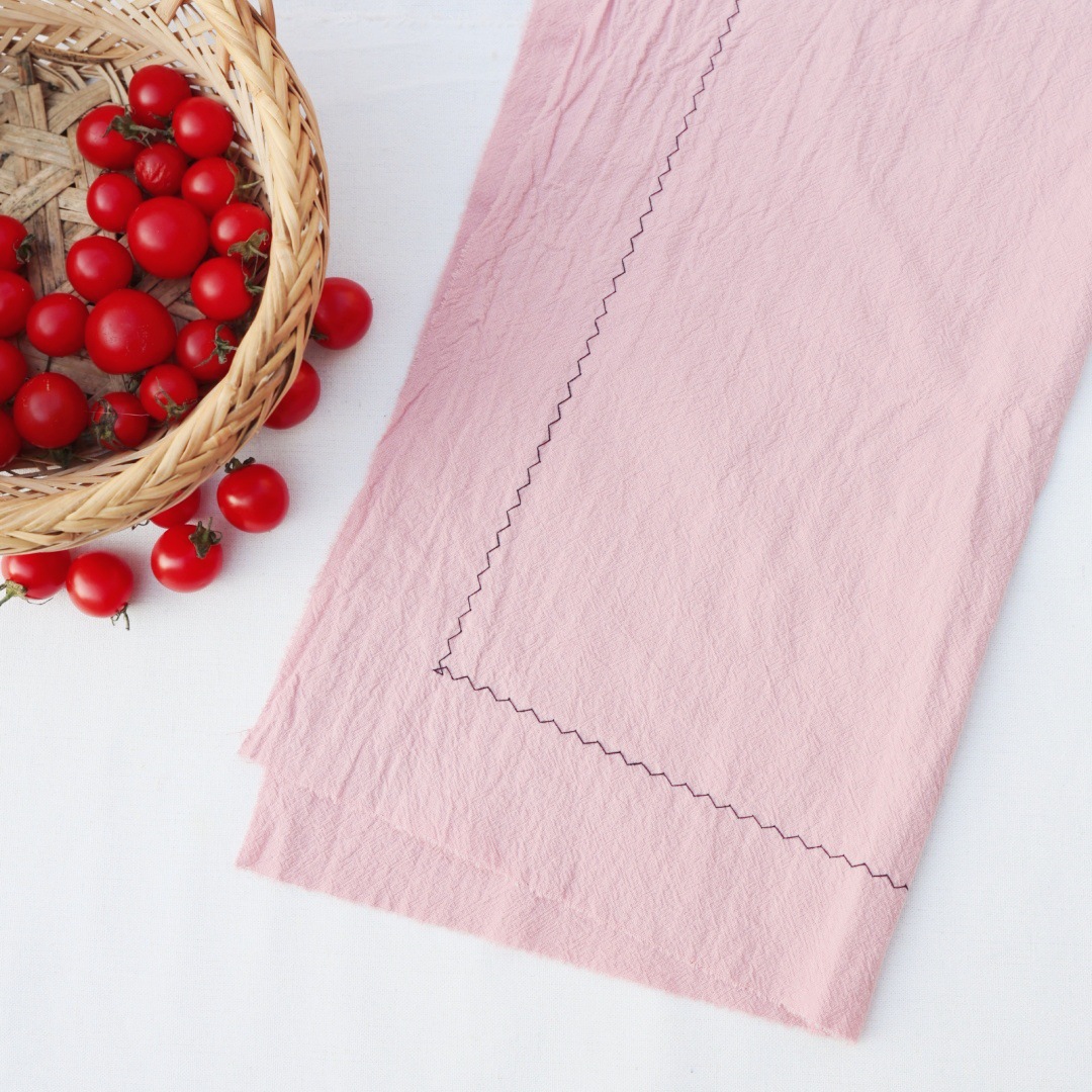 Servilleta lisa Algodón lavado Paño de boca de algodón puro Almohadilla de encaje Almohadilla de mesa Fondo de tiro gourmet Almohadilla de cocina transfronteriza Tela de servilleta