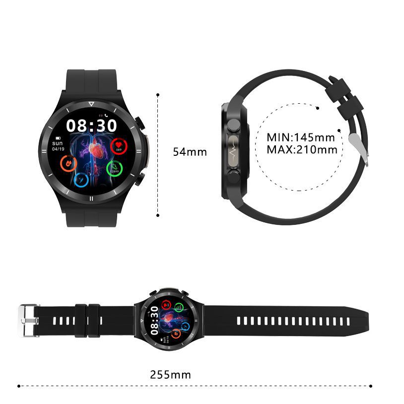 Smartwatch With Ecg And Non-invasive Glucose Health Monitoring_voghion.com