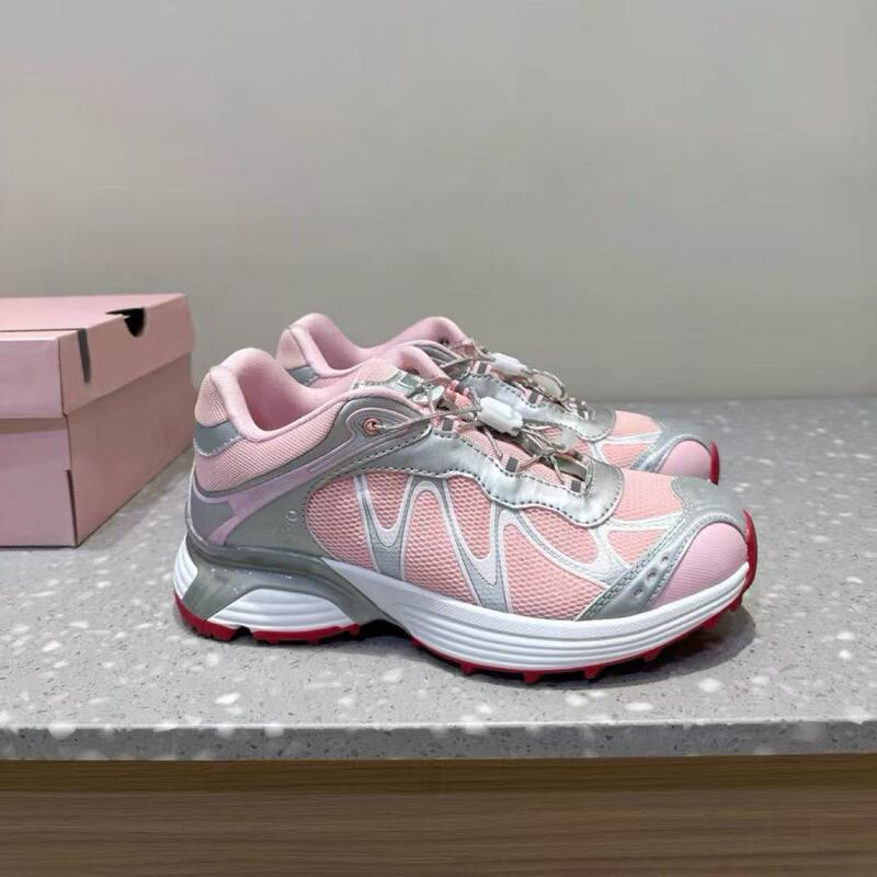 Sandy Liang X Salomon Xt-Whisper Retro Silver Powder Running Shoes for Men and Women