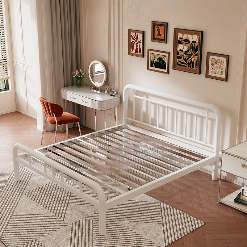304 stainless steel bed frame white + 13 beams